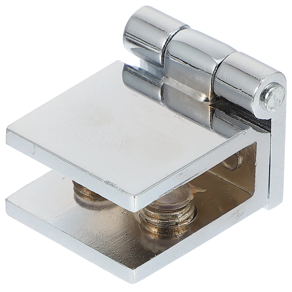 مفصل باب زجاجي بدون إطار من سبائك الزنك لخزانة النبيذ في غرفة الاستحمام بدون تركيب مثقاب باب زجاجي متين للتشغيل السلس #2