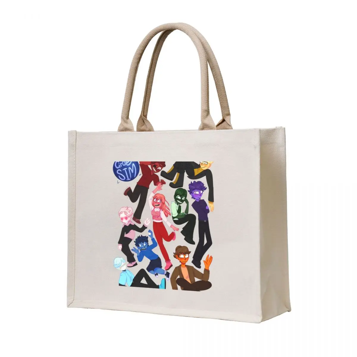 

Circle Sim Tote Bag Canvas bag for beach Canvas bag tote
