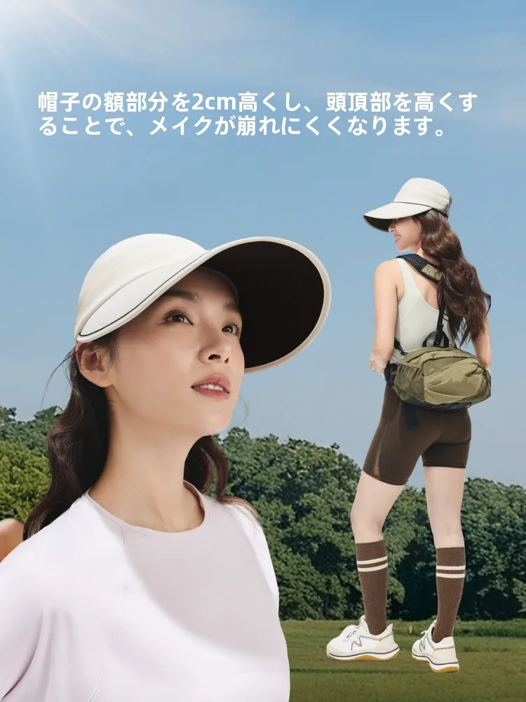 bananain-2026-nuovo-cappello-da-sole-da-donna-a-tesa-larga-traspirante-con-protezione-uv-cappello-a-becco-d'anatra-isolante-termico-resistente-al-calore-primavera-estate
