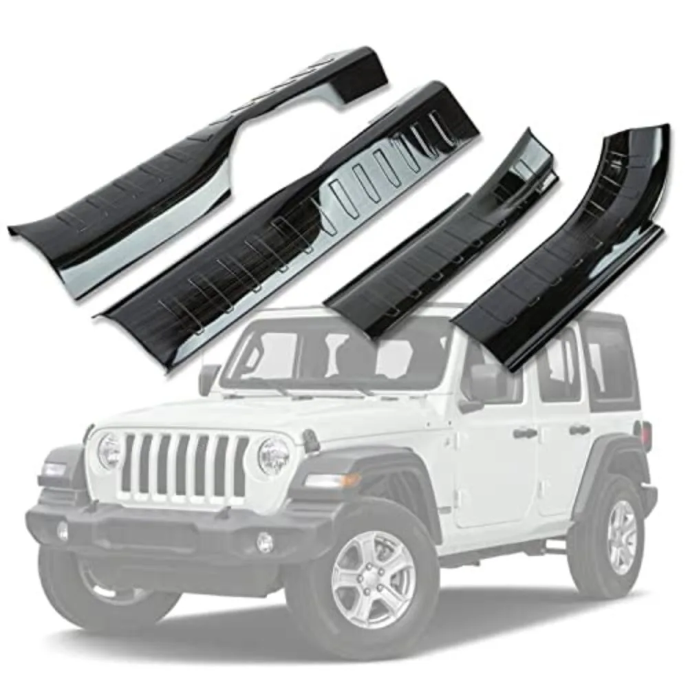 Car Scuff Plate Door Side Step Cover Guard Seat Door Scratch Prevention Protection For Jeep Wrangler JL 2018-2023 2 4Door