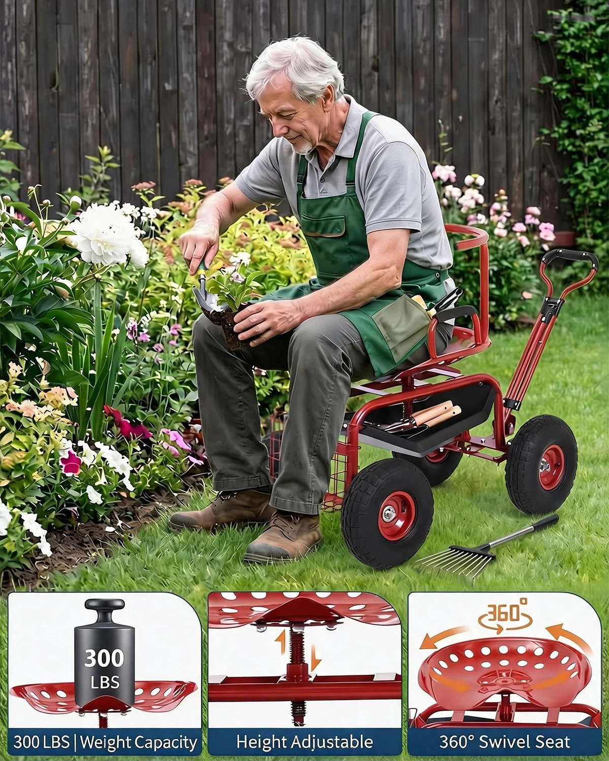 Ağır Hizmet Tipi Bahçe Arabası - Gardening Tools Basket incelemesi ve fiyatı