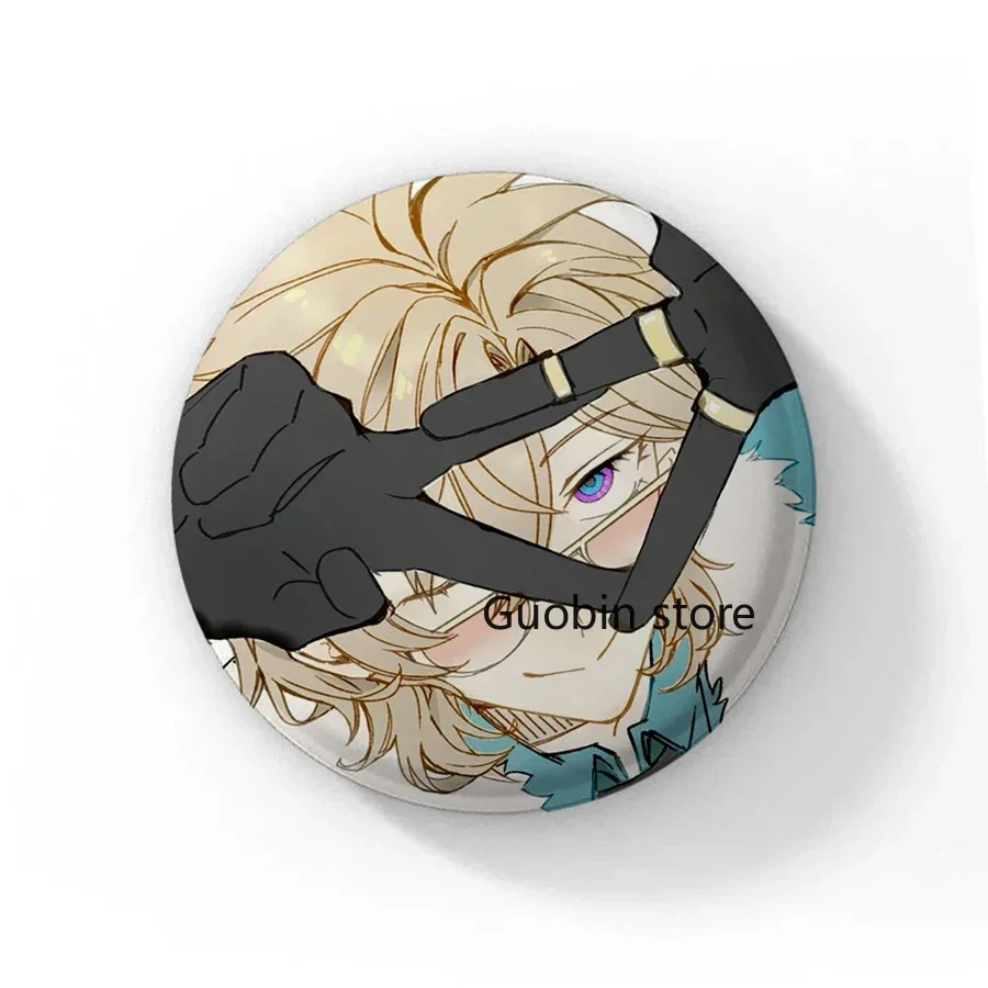 58mm Hot Game Honkai:Star Rail Anime Character Button Pin Brooch Badge Cartoon Badges Backpack for Gamer Collect Fans Gift