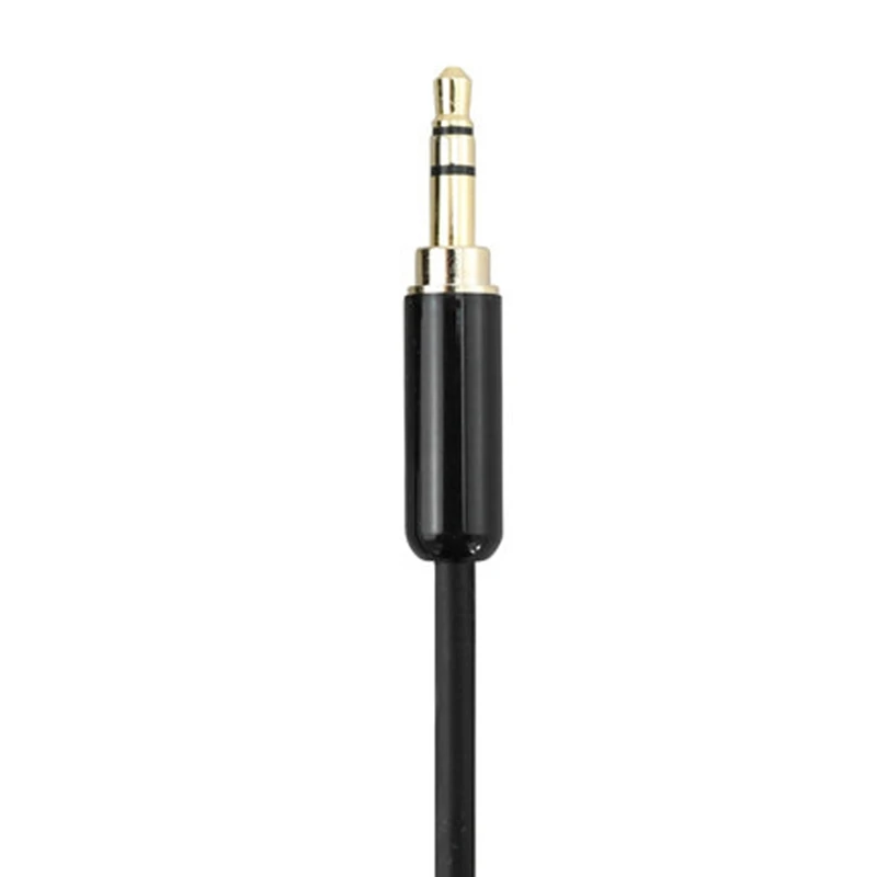DT21 3.5mm Jack to 3Pin Mini XLR Female Audio Cable for BM800 PC Headphone Mixer Microphone Stereo 0.5M Black