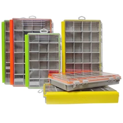 Aventik Fishing Tackle Box Waterproof Oganizer with Removable Divider Sturdy LureStorage Box and Terminal Tackle Storage