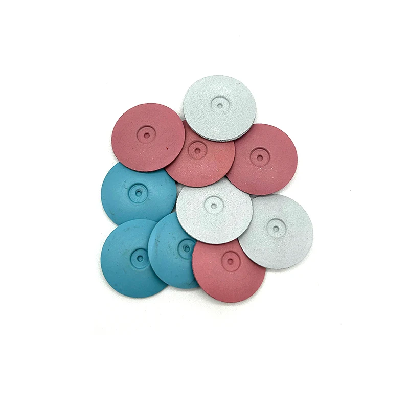 10PCS Silicone Polishing Wheel Disc Durable Disc Shaped Grinding Head for Jewelry Polishing Metal Stone & Gemstone Finishing