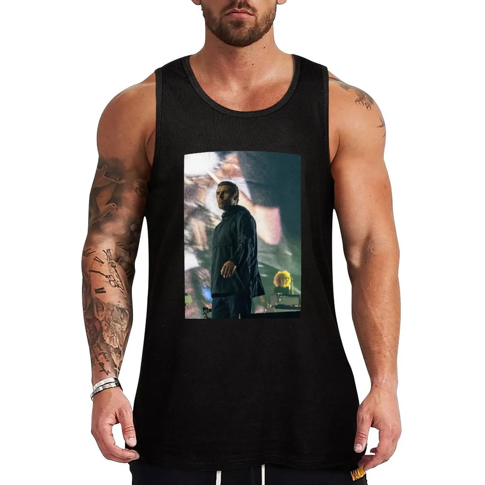 Liam Gallagher Why Me? Why Not. Tank Top Male clothes basketball clothing training weight vest