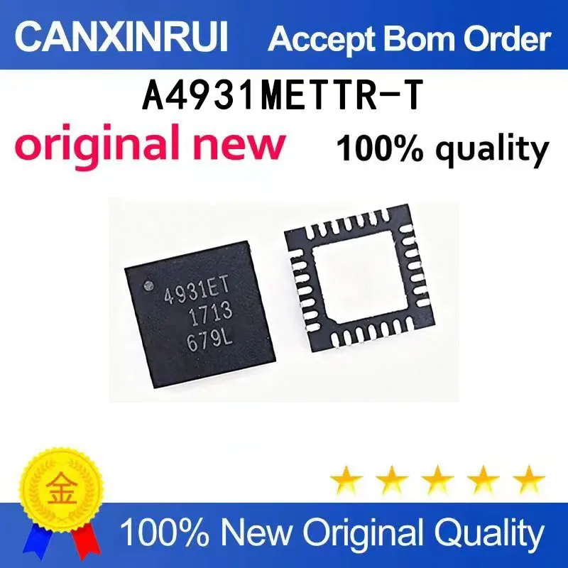 

(5-100 PCS) Brand new A4931METTR-T silk screen 4931ET QFN-28 motor driver chip IC