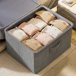 Household Storage Box Large-Capacity Wardrobe Clothes Layered Sorting Box Privacy Storage Suitable for Home Organization