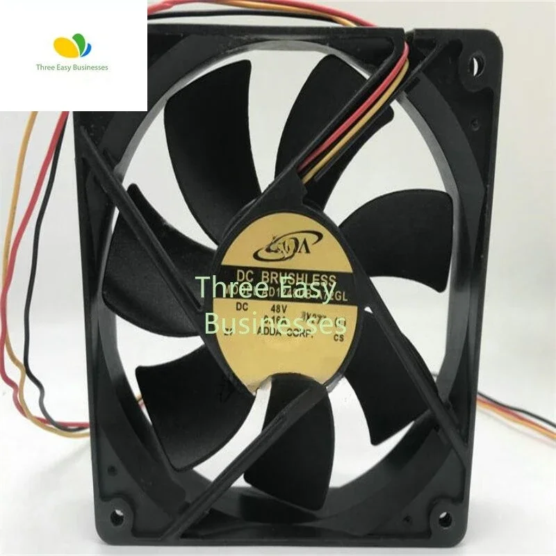 

12025 AD1248UB-A72GL DC48V 0.16A three-wire industrial control frequency conversion fan