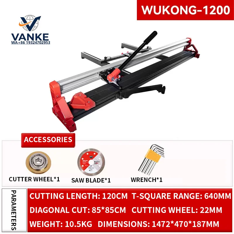 Tile Cutter The Ultimate Tool for Cutting Floor Tiles—A High-Precision Manual Push-Pull Cutter Designed Specifically for Stone S