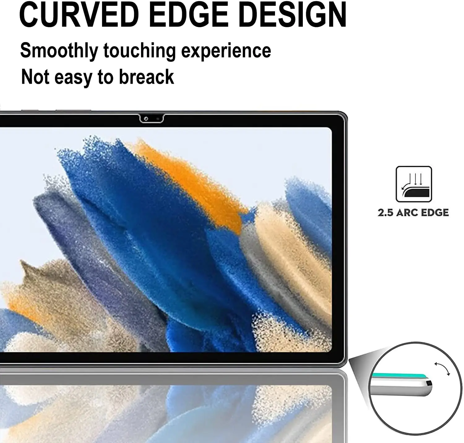 สําหรับSamsung Galaxy Tab A8 10.5 นิ้วX200 X205 2021 กระจกนิรภัยป้องกันหน้าจอสําหรับSM-X200 SM-X205 แท็บเล็ตฟิล์ม 10.5"