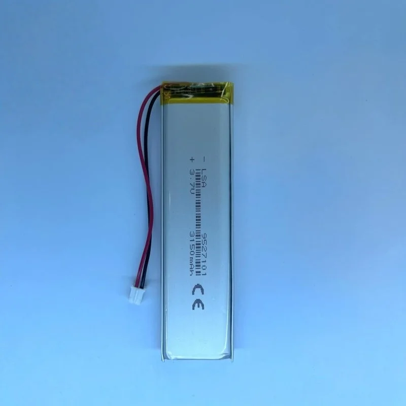 3.7V Long Strip Lithium Battery Detector Light Bar Medical Device 9527101 Polymer Lithium Battery 3150mAh