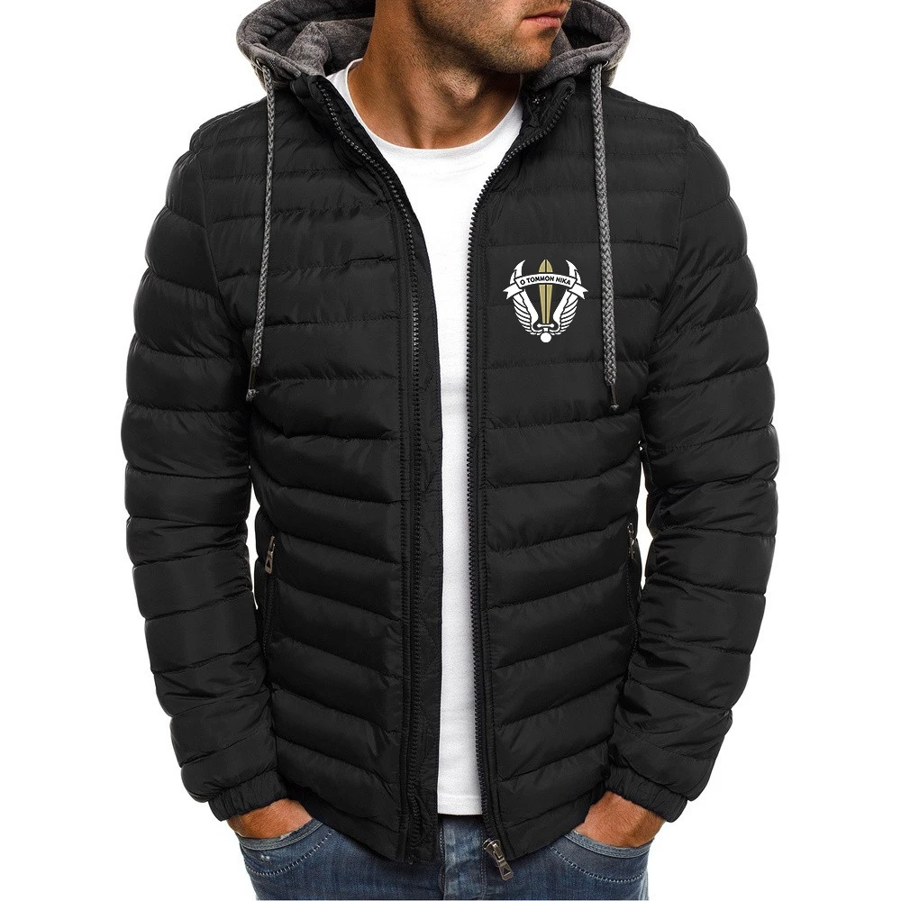 Hellenic Army Greece 1st Special Forces 2026 Men's Autumn Winter Cotton Thermal Hoodie Warmth Resistant Jacket Hoodies