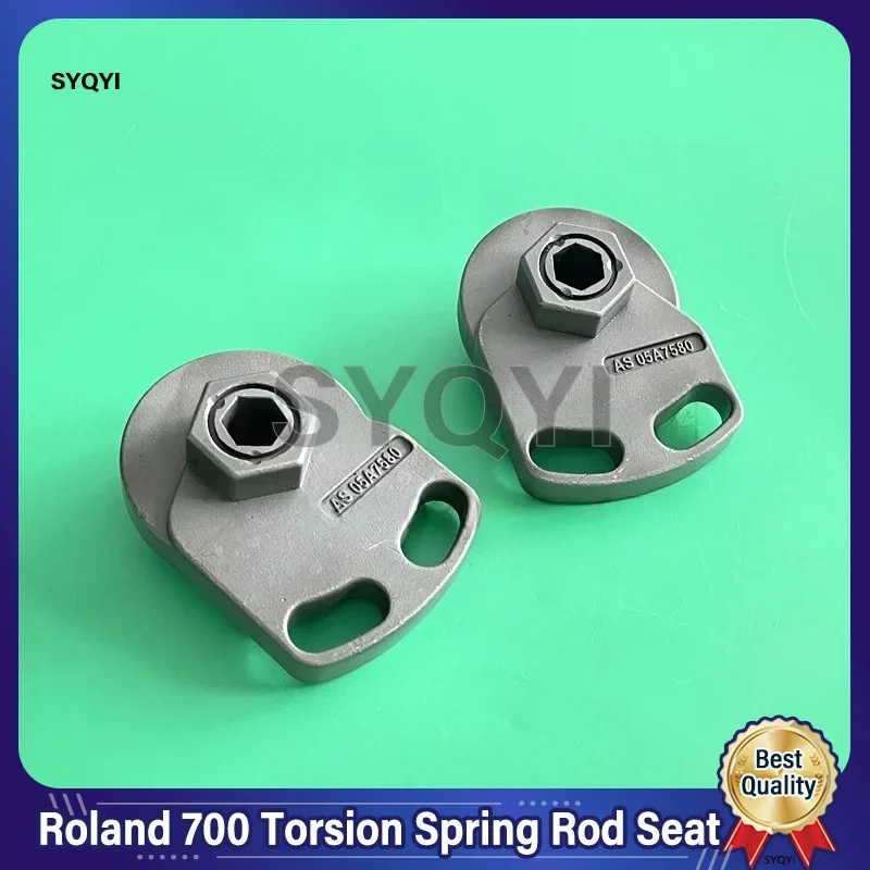 Roland Printing Machine Accessories Include a 700 Torque Rod Seat, Hexagonal Shaft Seat, 700 Torsion Spring Rod Seat, and Hexago
