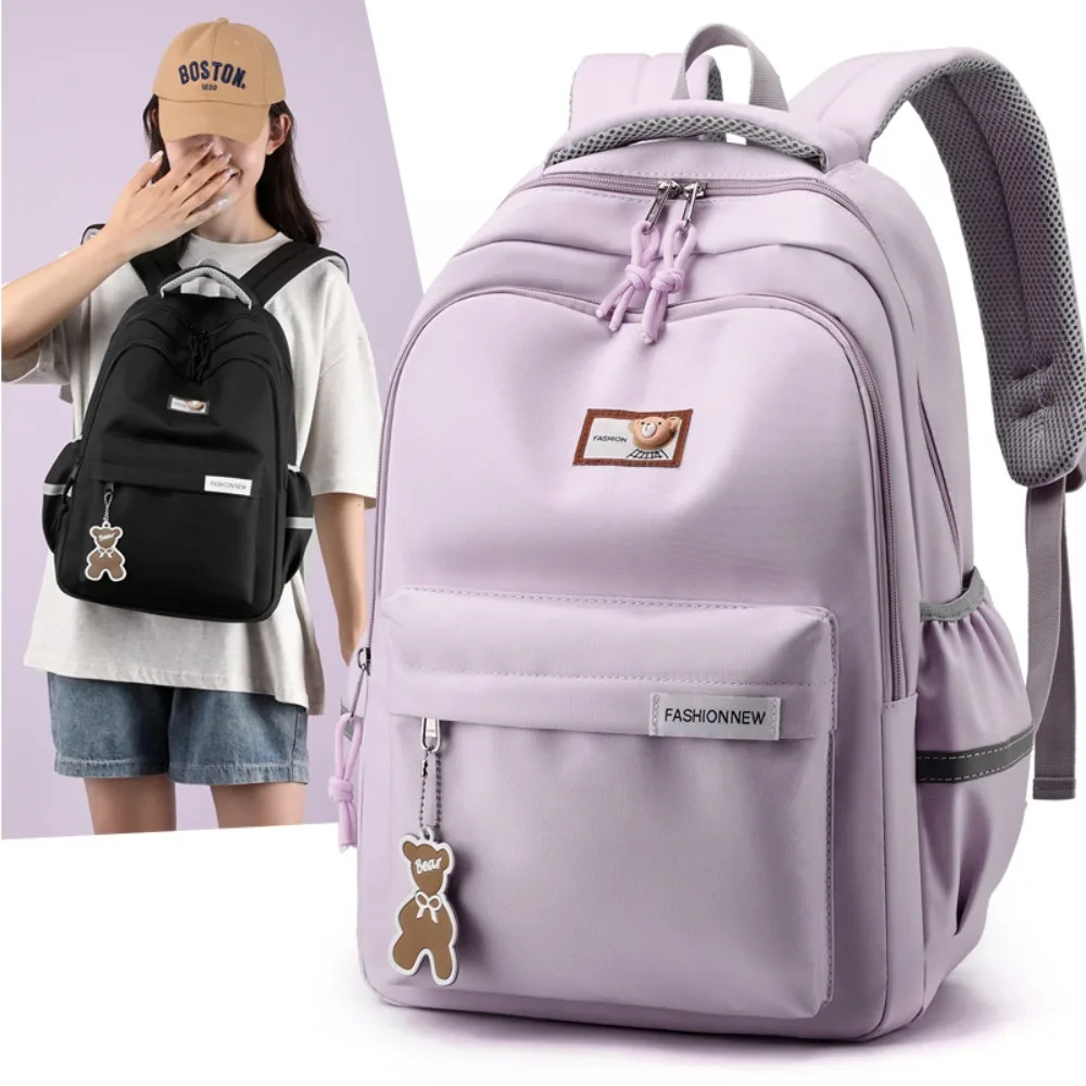 

Durable Large Capacity Backpack Lightweight Multifunctional School Bag Casual Shoulder Bag Women