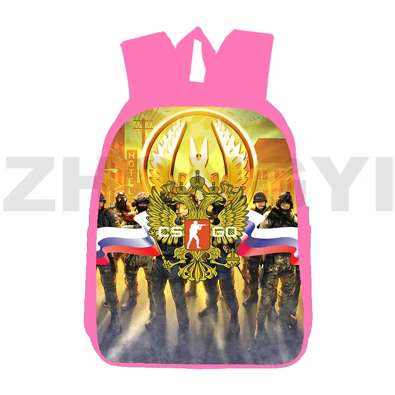 Harajuku fashion causal CS GO 3D Print Backpack Cartoon School Back Pack for Girls Anime Japanese Bag 12/16 Inch Backpack Women