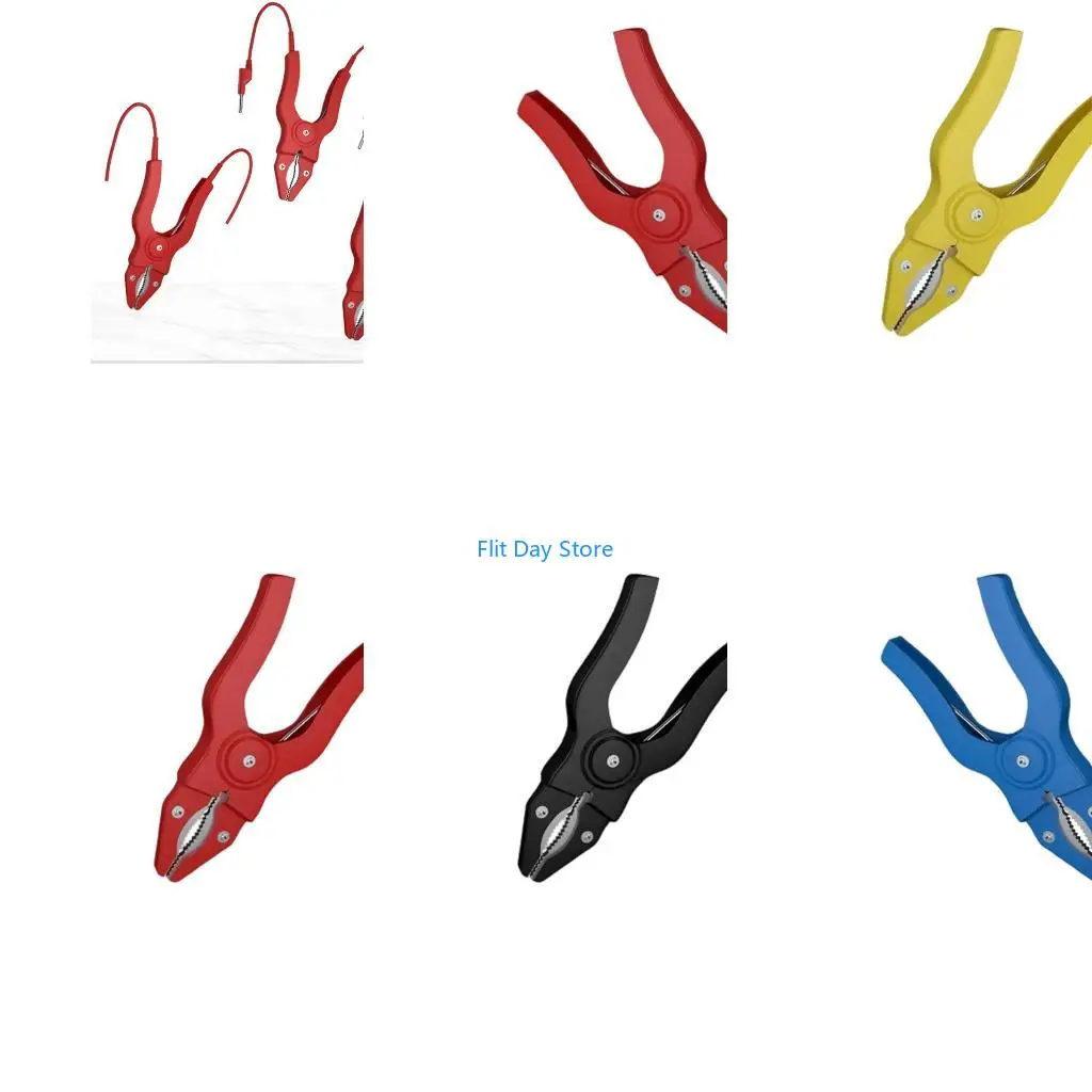F92C 50A Electrical Test Clip Clamps Insulated for Electronics and Prototyping