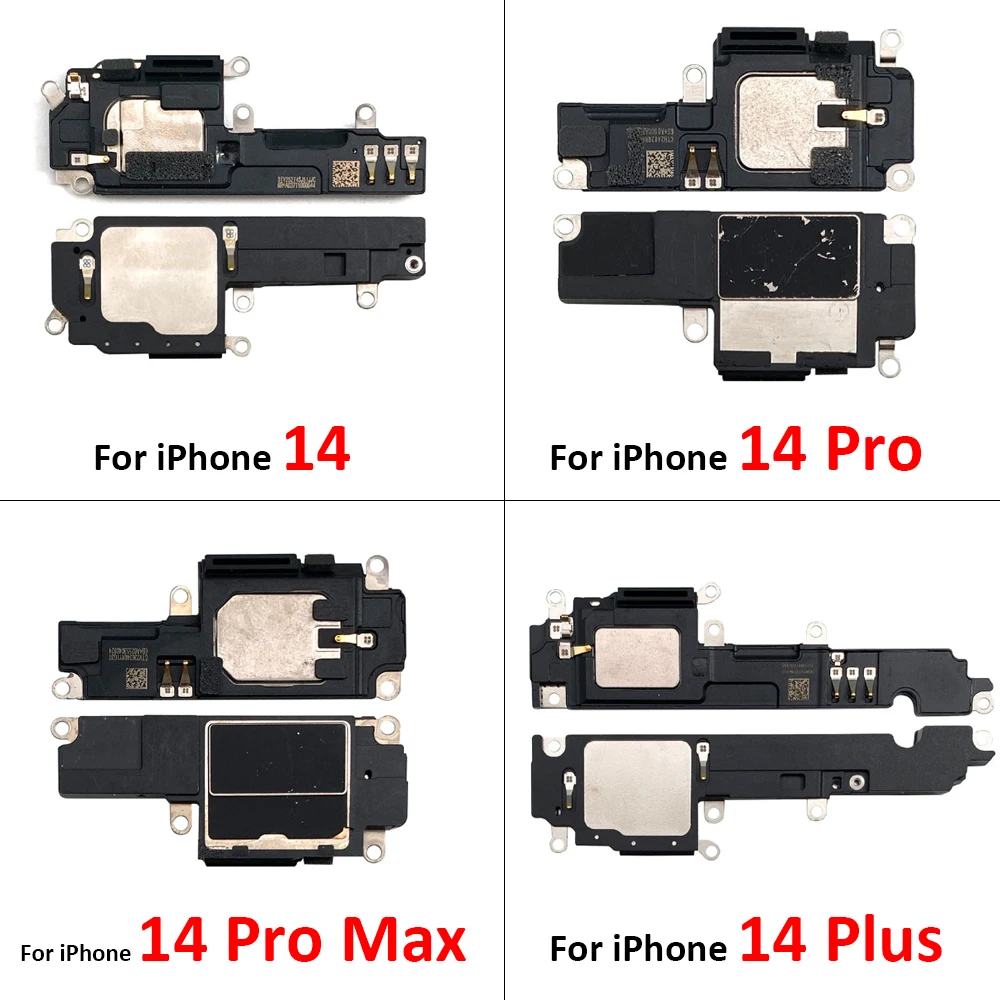 New Loud Speaker Flex Cable For iPhone 14 13 12 11 15 Pro Max Plus Mini LoudSpeaker Ringer Buzzer Replacement Parts