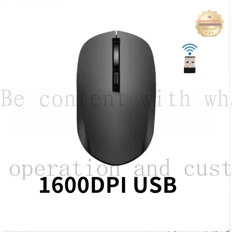 

YD WANG For HP S1000 Plus Silent 2.4GHz Wireless Mute Mouse 1600DPI USB Receiver Mice