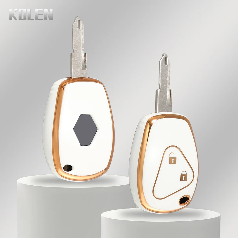 Coque de protection en TPU pour clé à distance de voiture, coque pour Renault Megane, Modus, Espace, décennie kDuster, Logan, DACIA, Sandero, Fluence, Clio, Kango