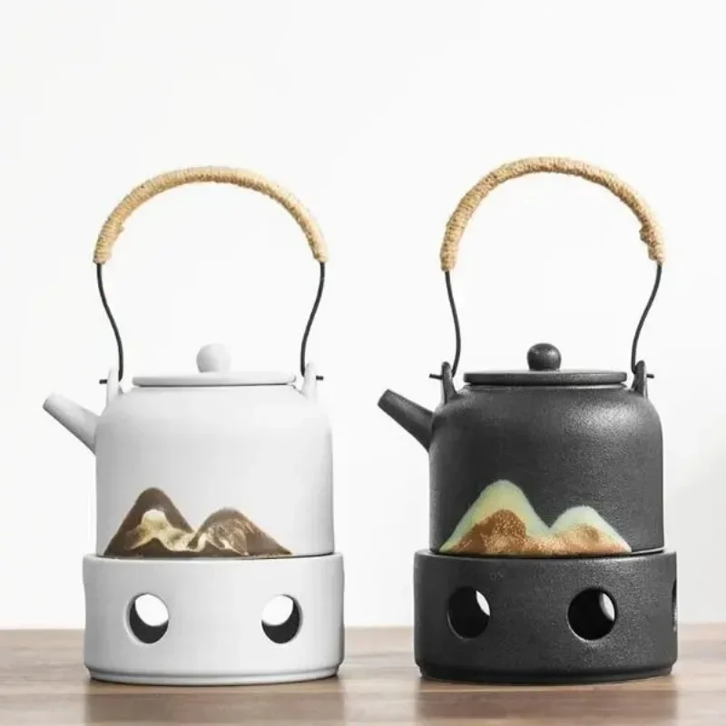 

Теплая чайная плита в японском стиле, чайник, свеча, чайная плита, ароматизированный чай, теплый чай