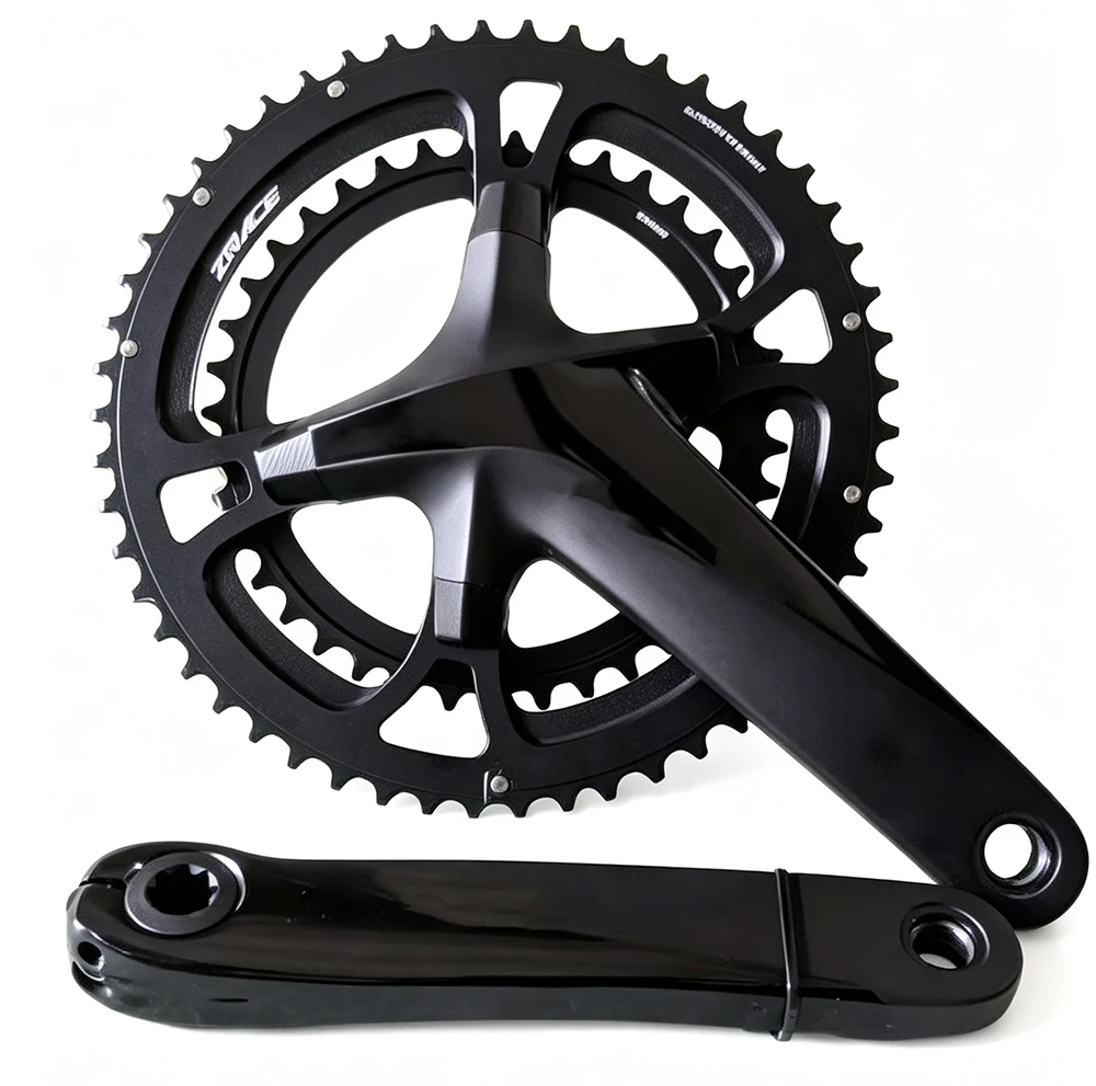 ZRACE Asymmetrisches Kettenblatt für Rennräder 110BCD 4-Bolzen, 105 FC-R7000 / ULTEGRA FC-R8000 / DURA-ACE FC-R9100, 50-34T 52-36T 53-39T – Detail 12
