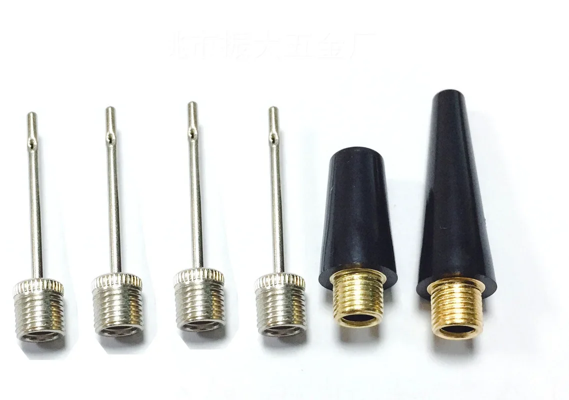 EIN Set Basketball Metall Aufblasbare Nadel Pumpe Yoga Ball Luft Ventil Adapter Volleyball Ball Inflation Pumpe Fußball Praktisches Werkzeug