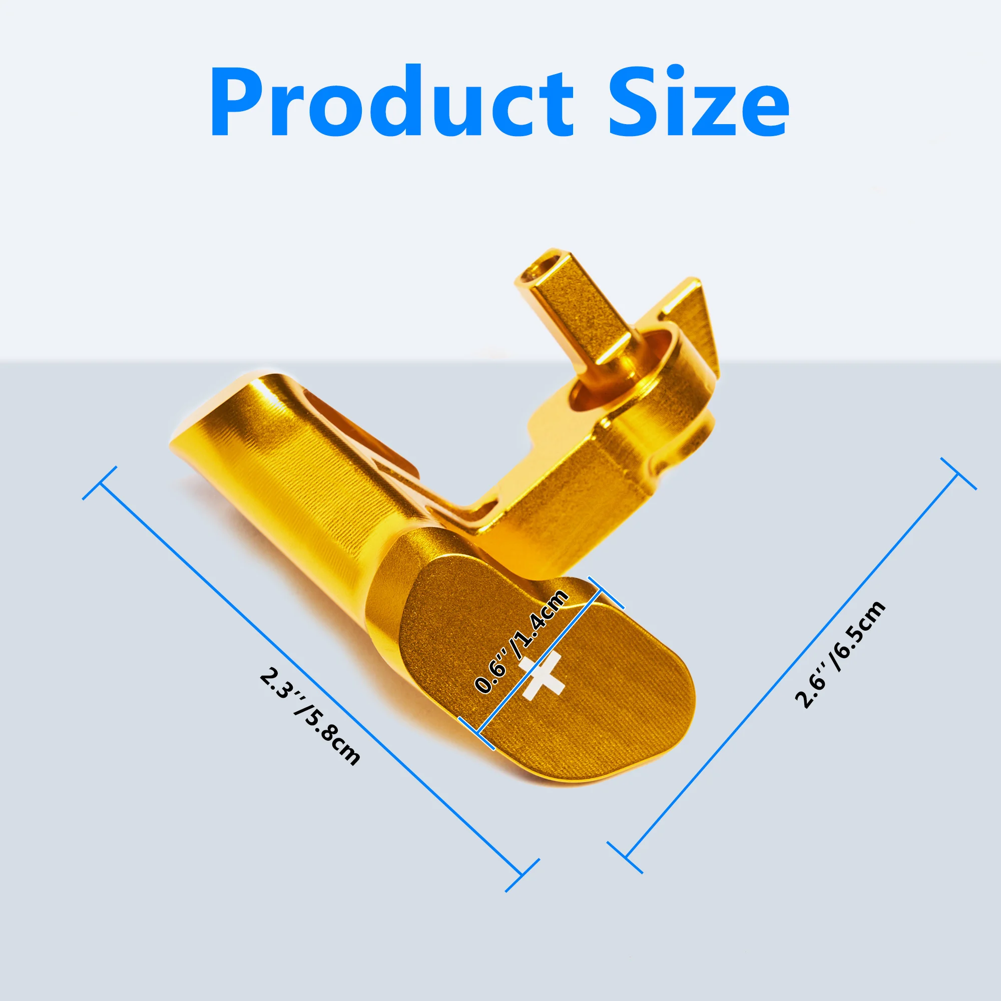 Motorcycle Gold Shifter Control Thumb Throttle Lever Thumb-Tap for Can Am Spyder F3/F3-S/F3-T/F3-L 2015+,and RT/RT-L 2020+