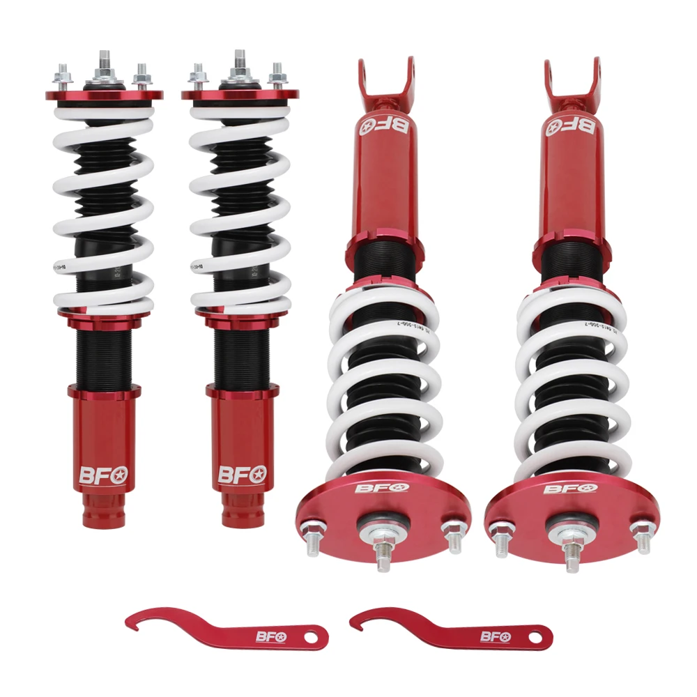 Adjustable BFO Full Coilovers Suspension Kit Set For Honda Accord 1990-97 Shock Absorbers Coilover Suspension