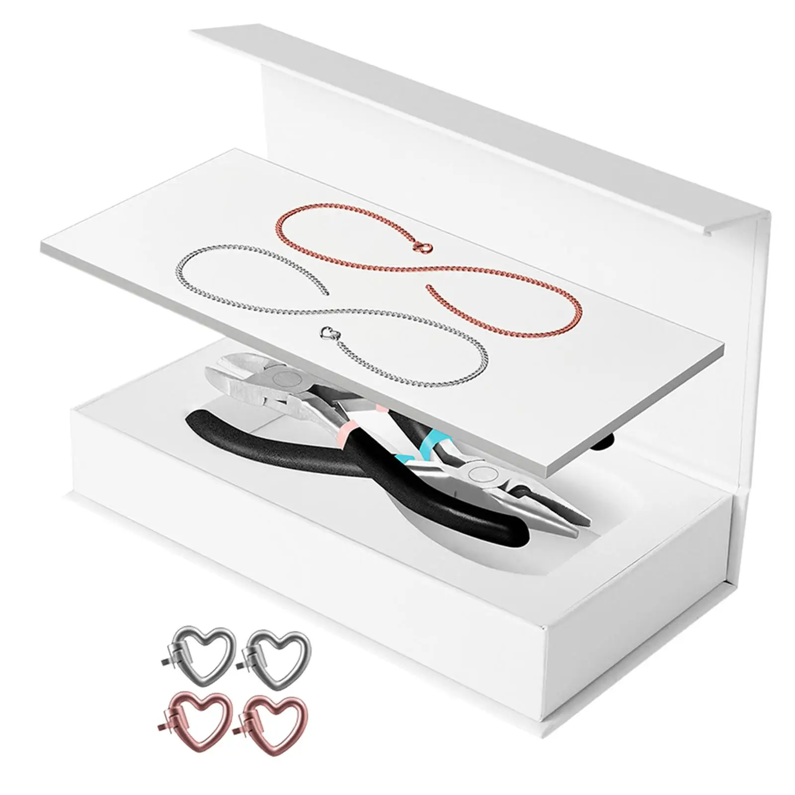 

Permanent Bracelet Kit Valentines Day Bracelets DIY Locked Jewelry Making Tool Stainless Steel Gifts Or Any Special
