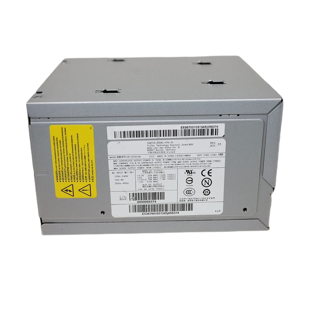 M470 S26113-E536-V70-01 For HP-D7001A0 700W Power Supply