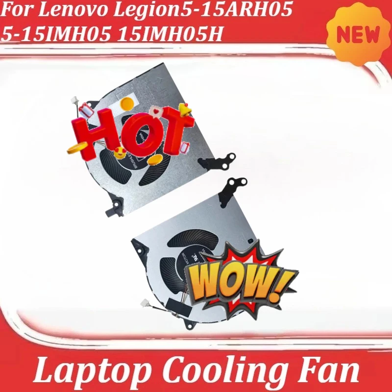 

For Lenovo Legion5-15ARH05 5-15IMH05 15IMH05H Laptop CPU GPU Cooling Fan