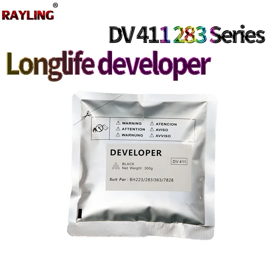 Developer Powder For Use in Konica Minolta DV411 223 283 363 423 7823 7828 Aurora AD 258 288 368 358 289 369 429