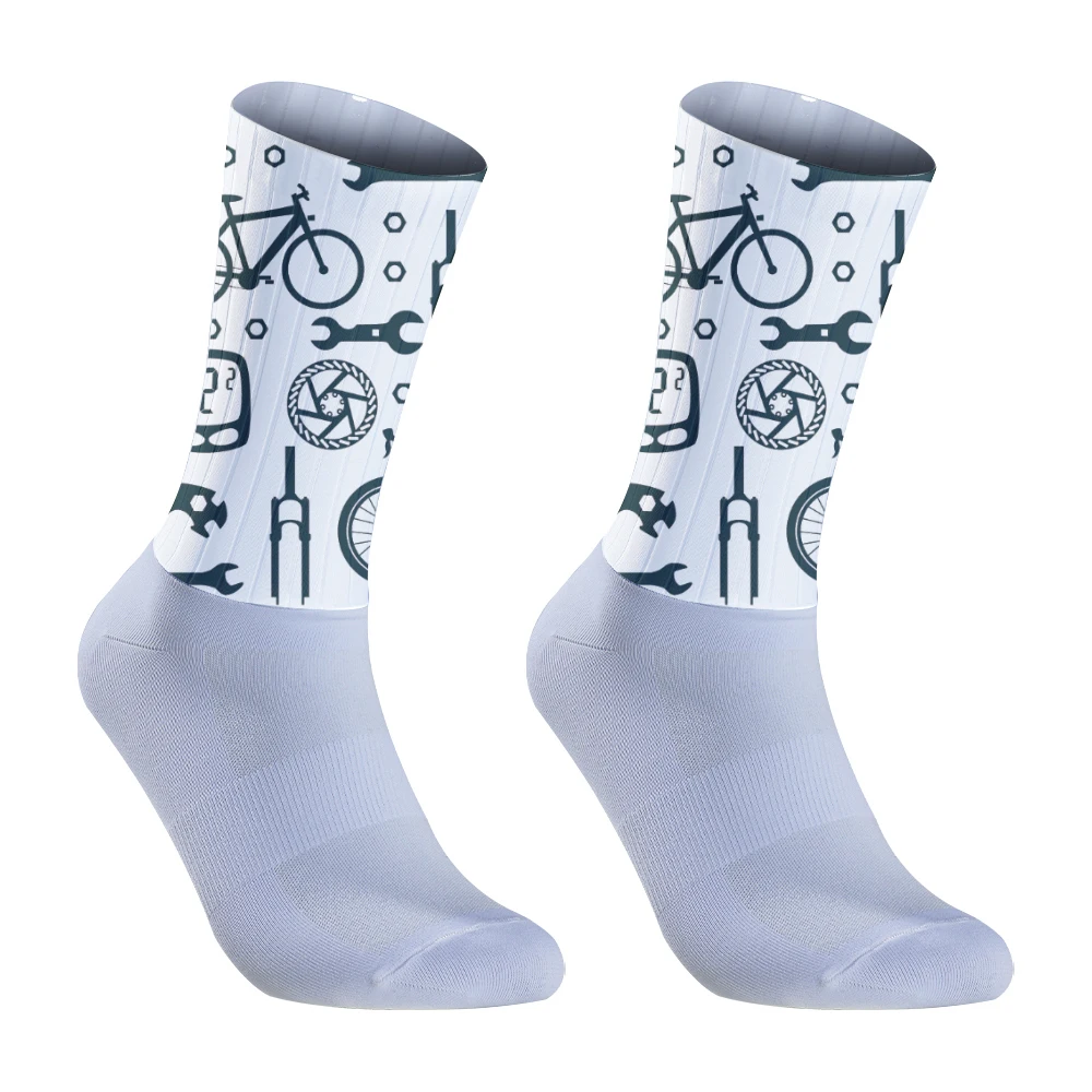 Seamless Anti Slip Cycling Socks 2024 New Summer Bike Team Socks Road Bicycle Socks Outdoor Bike socks