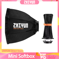 ZHIYUN Mini Softbox Octagon Portable Softbox ZY Mount Photography Accessories for MOLUS G60 X100 CINEPEER CX100 COB Video Light