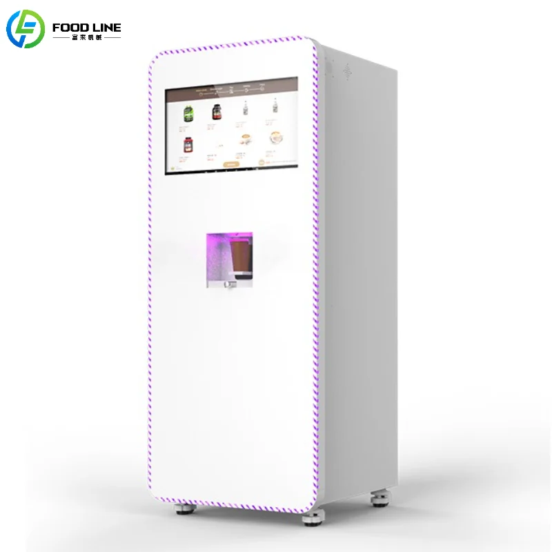 

Customized Commercial Protein Shake Vending Machine Touch Screen Multi-Flavor Fitness Scenario Device