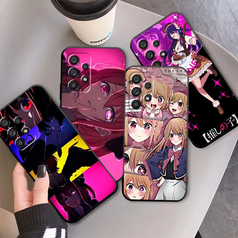 

R-RubyS H-Hoshinos Anime Girl For Samsung A53 A52 A33 A32 A51 A71 A21S A13 A73 A50 A22 A23 A03 A72 A54 A12 5G Black Funda