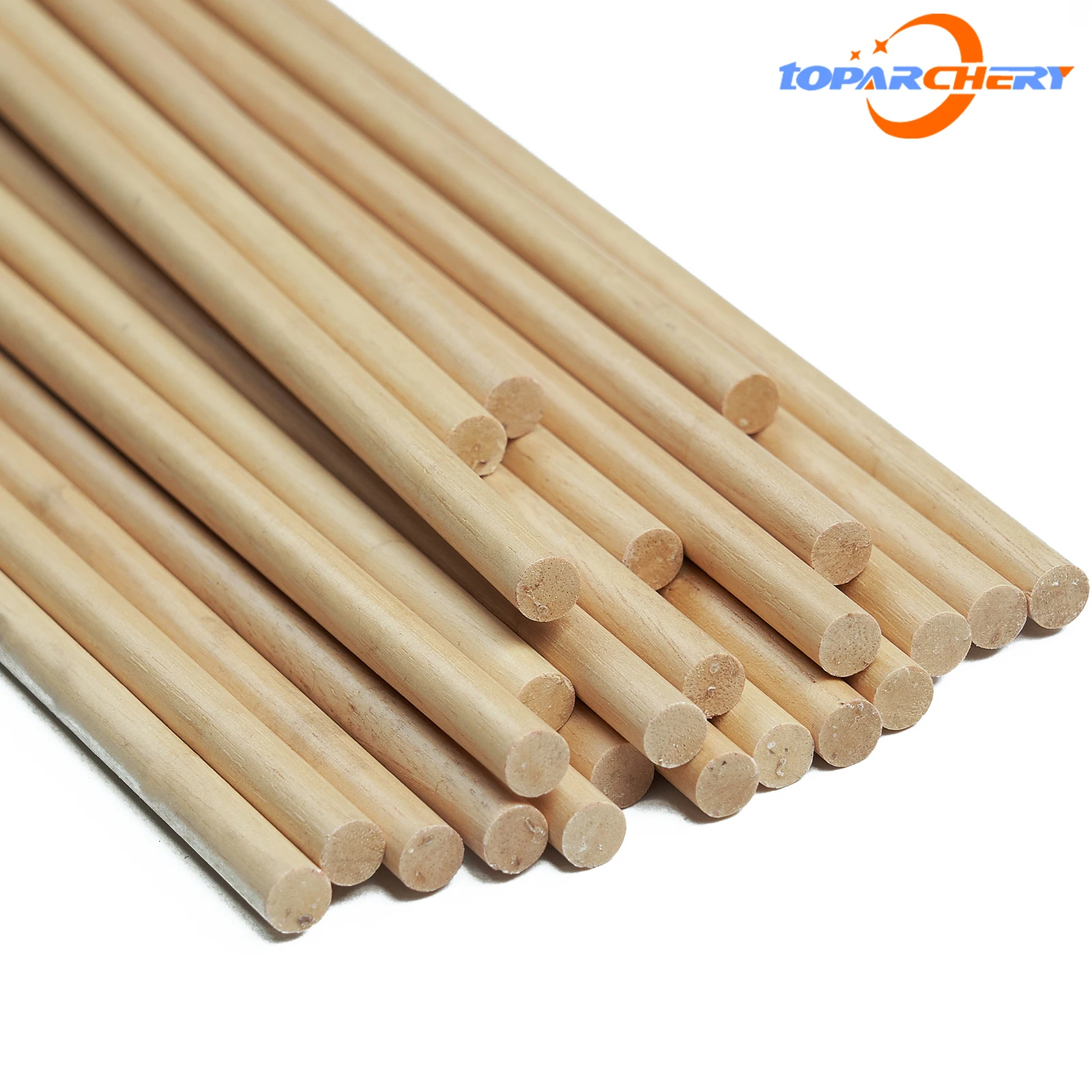 6/12/24Pcs DIY 33inch Archery Bamboo Arrow Shaft/Wood Arrow Shaft Outer Diameter 8mm Arrow Shaft Hunting Shooting Accessories