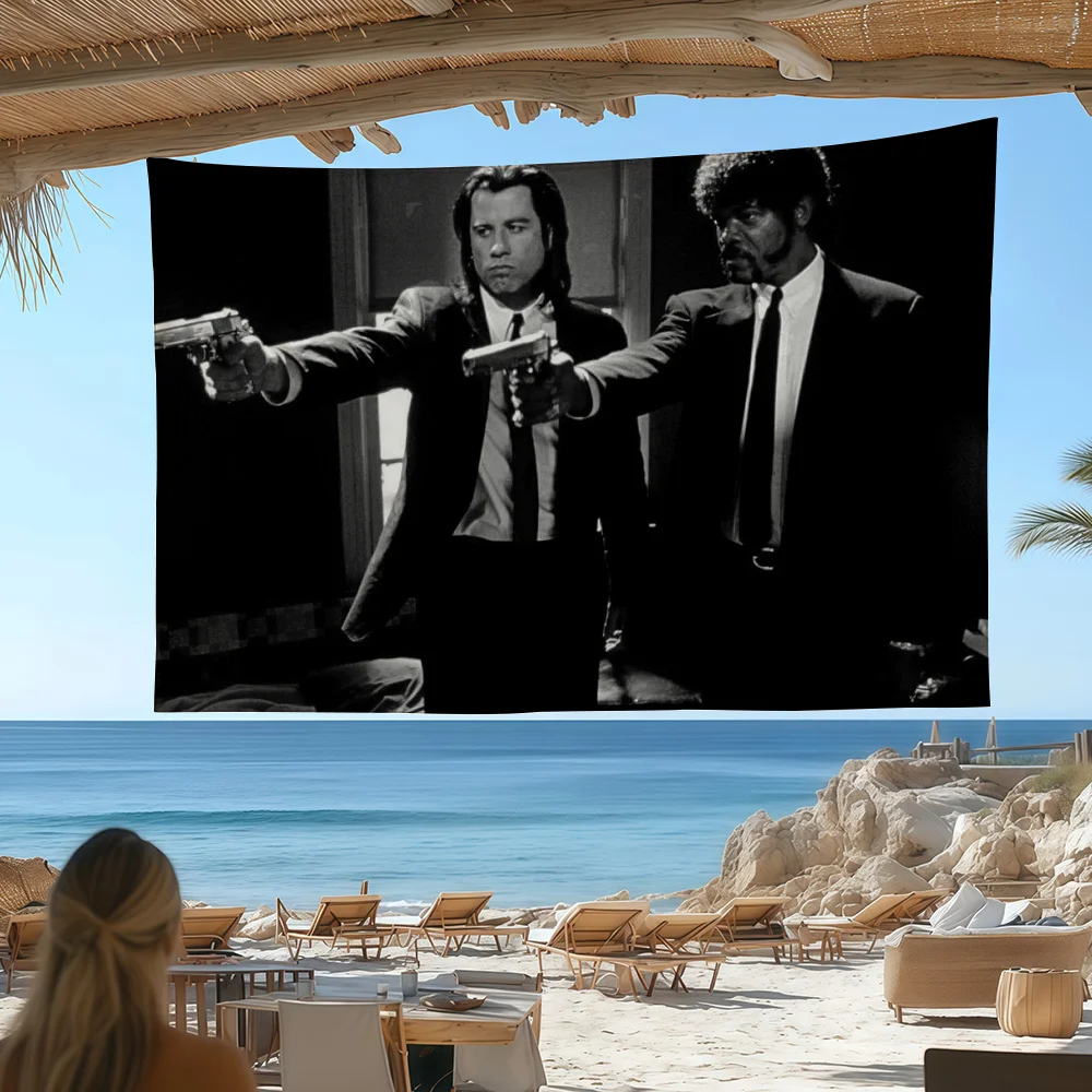 Movie Pulp Fiction flag Custom Camping Garden Decor Party Backdrops Wall Art Family Gifts