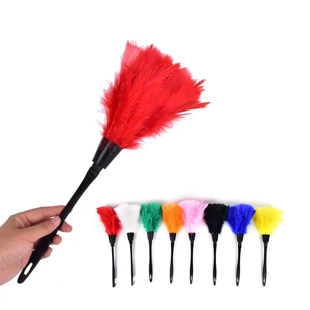 Turkey Feather Duster Anti-static Cleaning Dust Car Dashboard Cleaner Tools