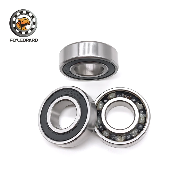 1pcs Hybrid Ceramic Bearing 6004RS 20x42x12 mm Double Rubber Sealed 6004-2RS Bearing for Bike Motorcycle Motor