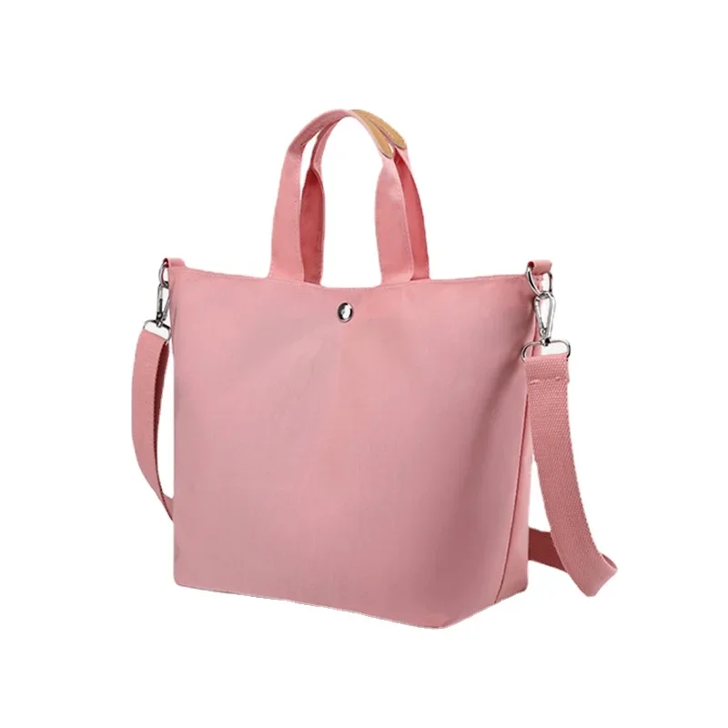 

New Women's Tote Bag Nylon One Shoulder Crossbody Cloth Bag Fashion Large Capacity Commuter Portable Women's Solid Color Bag