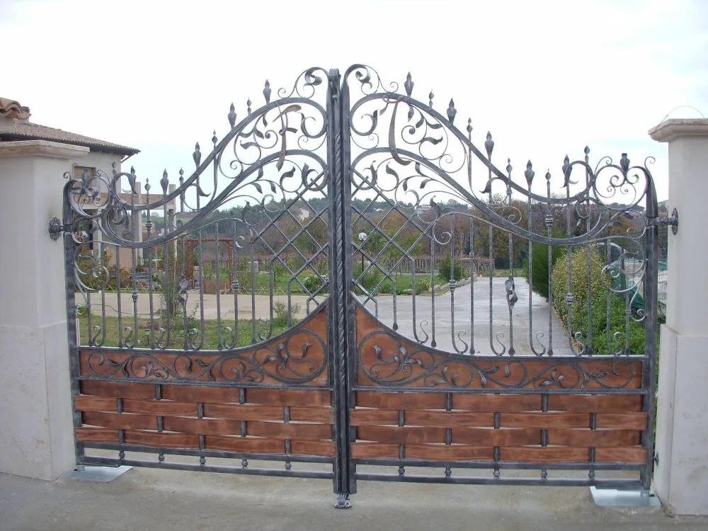 Luxury Wrought Iron Grill Main Gate Designs For Door