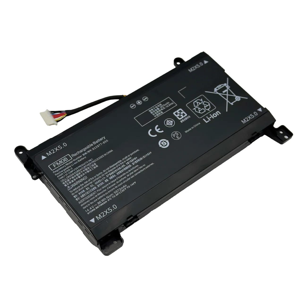 New FM08 Laptop Battery For HP OMEN 17-an013TX 17-an014TX TPN-Q195 HSTNN-LB8B TPN-Q195 8922753-421 14.6V 83.22Wh 5700mAh