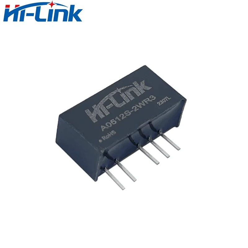 

20pcs Hi-Link Consumer Electronics 2W 5v to 12v 1500VDC 83mA Constant Voltage Input smart life power Module A0512S-2WR3