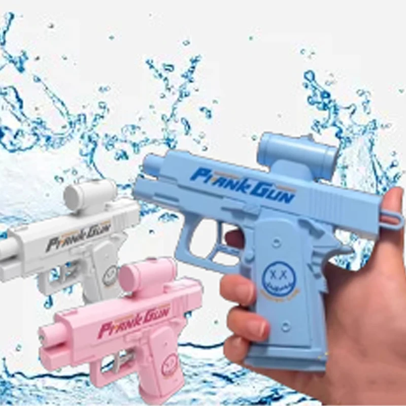 Jouet de pistolet à eau d'été-pulvérisation de farces Double face amusante, blague contre les éclaboussures inversées pour la combat aquatique en plein air, jeu de plage de piscine fraîche