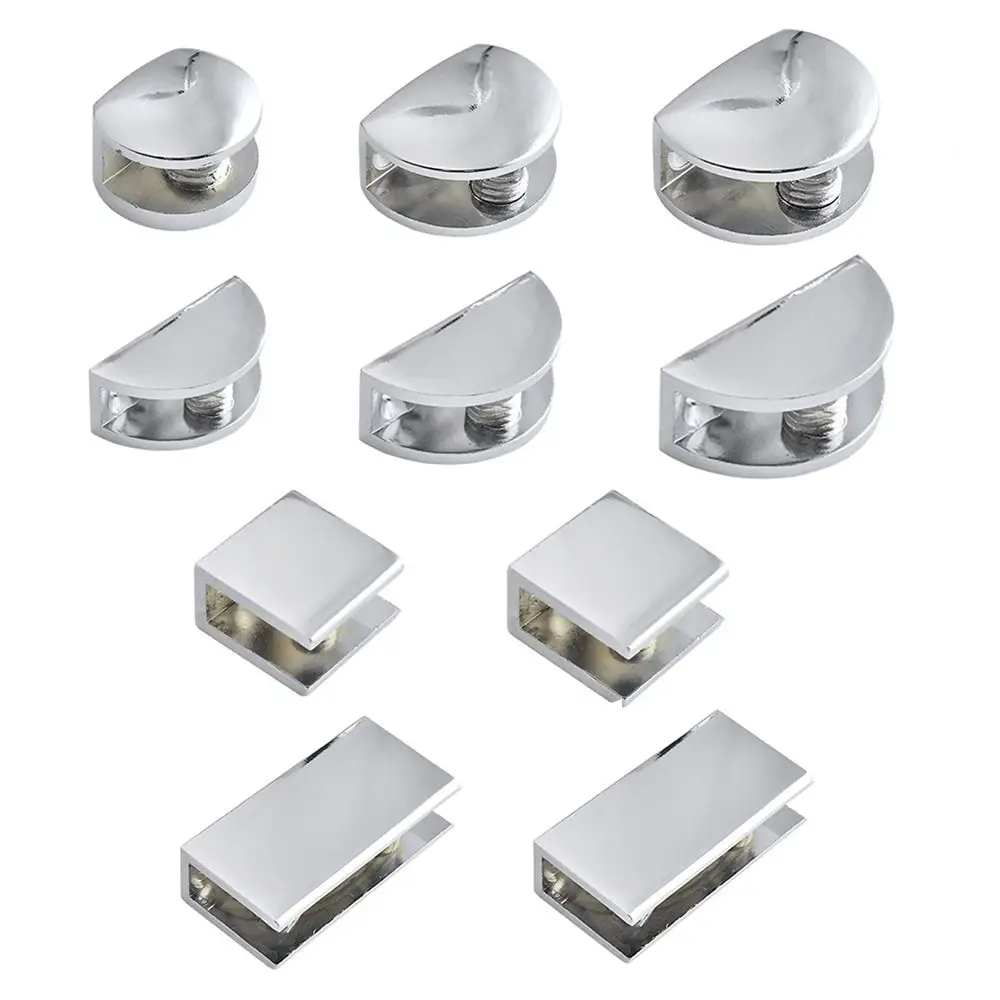 Braçadeira guarda-roupa armário acessórios de móveis porta do armário dobradiça painel suporte prateleira suporte braçadeira vidro prateleiras clipes