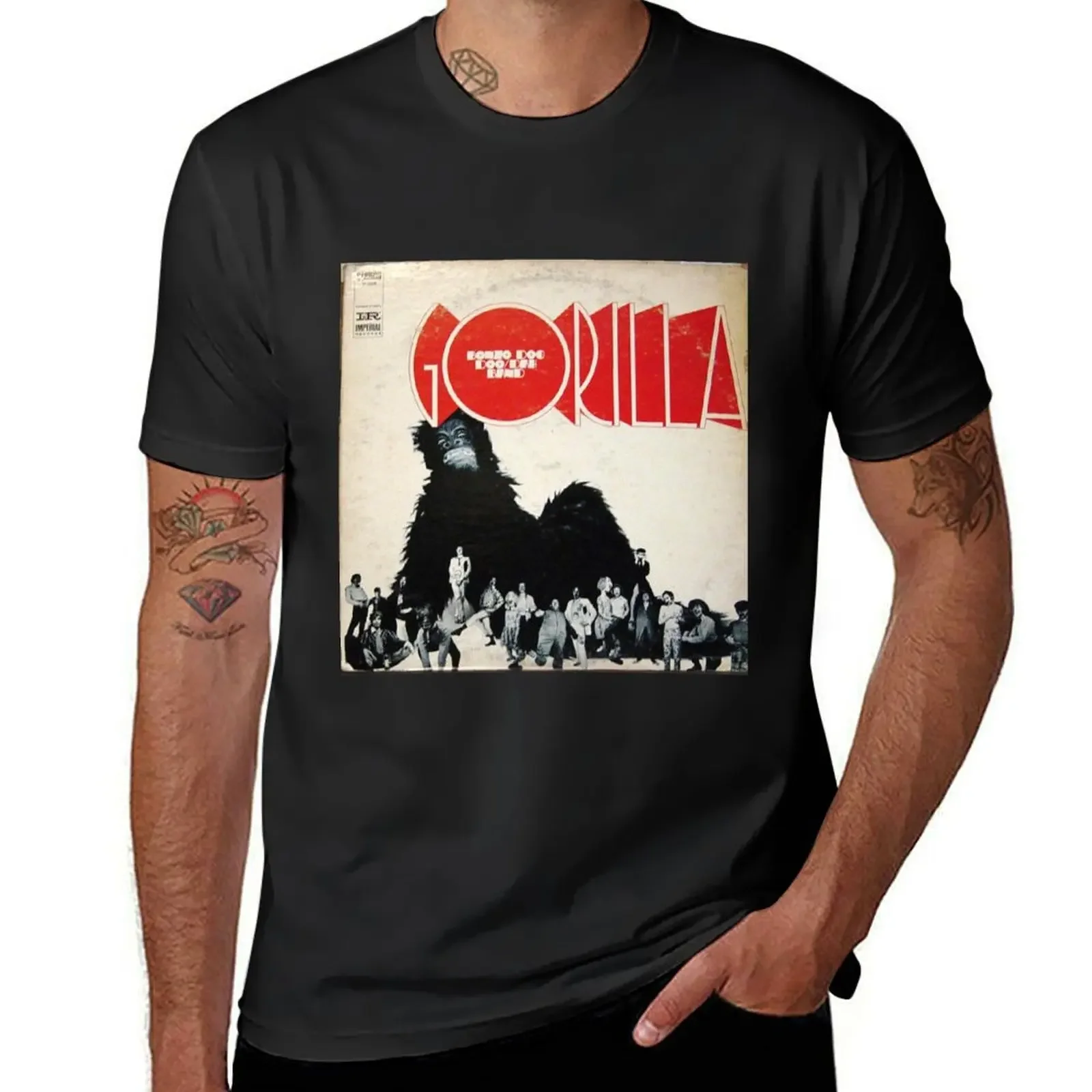 Bonzo Dog Doo Dah Band Gorilla T-Shirt vintage t shirts summer tops mens tall t shirts