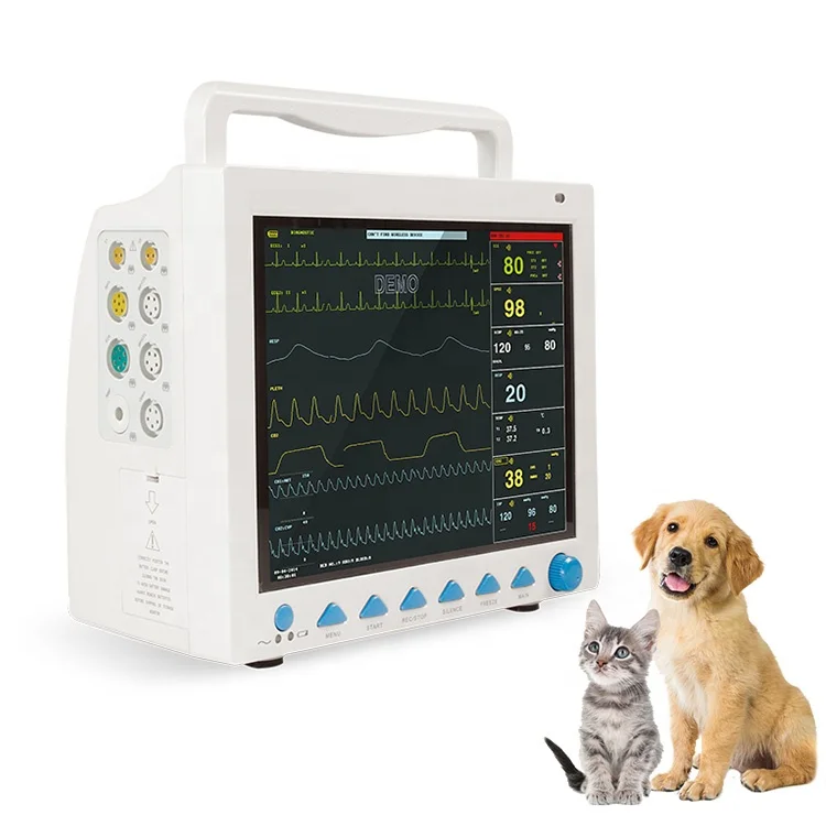 

Оборудование для домашних животных 12,1-дюймовый ветеринарный многопараметрический монитор для кошек и собак