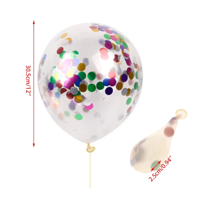 5 stuks kwaliteit veelkleurige ballonnen 12 inch latex party bruiloft decor drop shipping